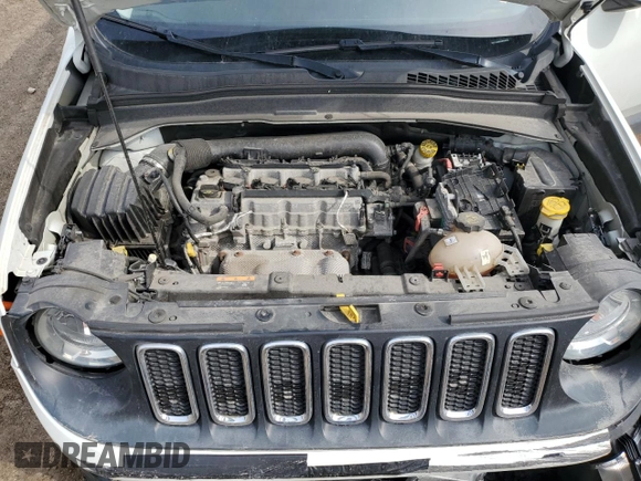 2017 Jeep Renegade Latitude with VIN ZACCJABB3HPE48852, listed as a Copart auction lot 54008295 with 102,088 mi miles and Clean Title. Bid and sale history available at carsss.com. Image 12.