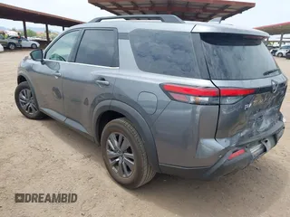 2024 Nissan Pathfinder SV with VIN 5N1DR3BA9RC276196, listed as a IAAI auction lot 42761906 with 31,693 mi miles and . Bid and sale history available at DreamBid. Image 3.
