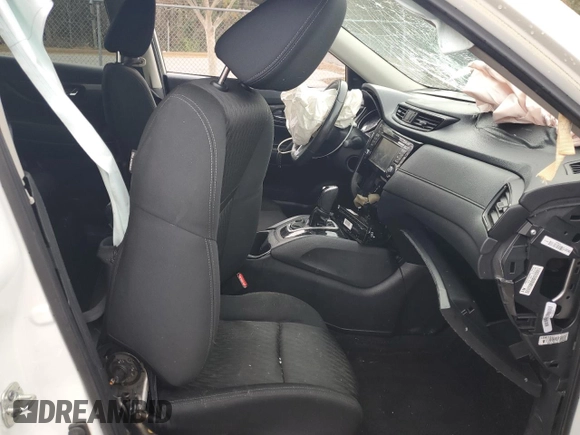 2017 Nissan Rogue SV with VIN KNMAT2MT8HP604376, listed as a Copart auction lot 83649814 with 87,119 mi miles and Salvage Title. Bid and sale history available at carsss.com. Image 7.
