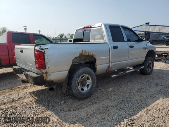 2008 Dodge Ram 2500 SLT with VIN 3D7KS28A78G219014, listed as a Copart auction lot 67313294 with 169,167 mi miles and Salvage Title. Bid and sale history available at carsss.com. Image 3.