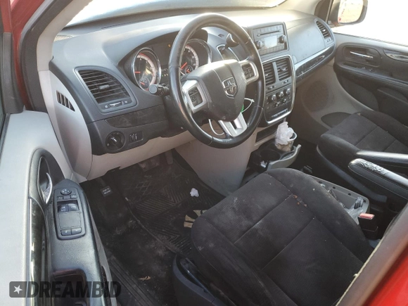 2013 Dodge Grand Caravan SE with VIN 2C4RDGBG9DR807434, listed as a Copart auction lot 42413335 with 255,497 mi miles and Salvage Title. Bid and sale history available at DreamBid. Image 8.