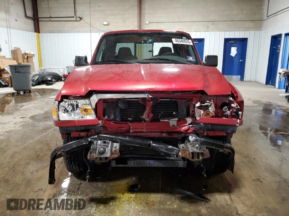 2008 Ford Ranger XL with VIN 1FTYR14D68PA39612, listed as a Copart auction lot 46340935 with 51,752 mi miles and Salvage Title. Bid and sale history available at DreamBid. Image 5.