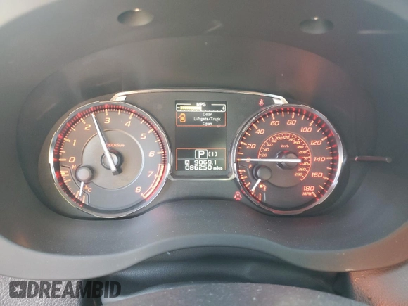 2016 Subaru WRX Premium with VIN JF1VA1E69G8828720, listed as a Copart auction lot 73430734 with 86,250 mi miles and Salvage Title. Bid and sale history available at carsss.com. Image 9.