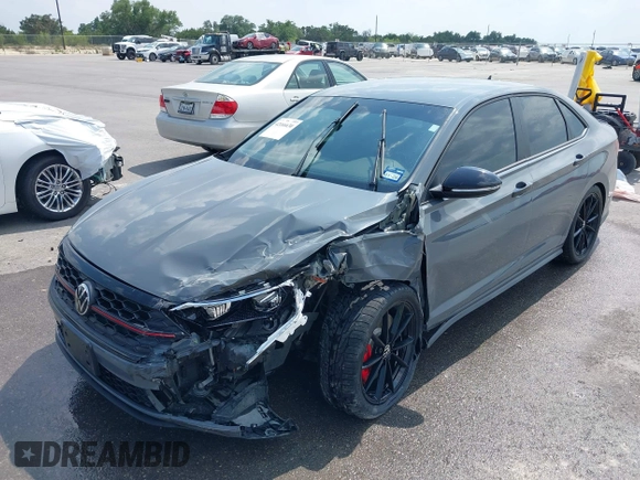 2024 Volkswagen Jetta GLI 40th Anniversary Edition with VIN 3VW9T7BUXRM021579, listed as a IAAI auction lot 42166630 with 24,690 mi miles and . Bid and sale history available at DreamBid. Image 2.