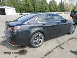 2018 Lexus GS with VIN JTHCZ1BL1JA007789, listed as a Copart auction lot 52161195 with 63,808 mi miles and Salvage Title. Bid and sale history available at carsss.com. Image 3.