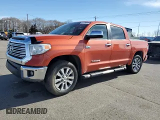 2017 Toyota Tundra 4WD Limited with VIN 5TFHW5F12HX611178, listed as a Copart auction lot 48778095 with 106,704 mi miles and Salvage Title. Bid and sale history available at carsss.com. Image 1.