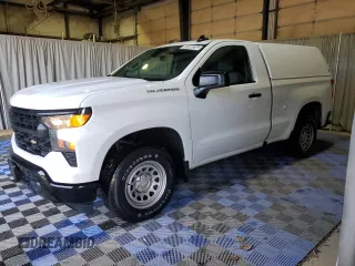 2023 Chevrolet Silverado 1500 Work Truck with VIN 3GCNAAEK3PG355107, listed as a Copart auction lot 52898205 with 106,457 mi miles and Clean Title. Bid and sale history available at carsss.com. Image 1.