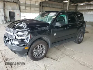 2025 Ford Bronco Sport Big Bend with VIN 3FMCR9BN0SRE30903, listed as a Copart auction lot 65214595 with 7,754 mi miles and Salvage title. Bid and sale history available at DreamBid. Image 1.