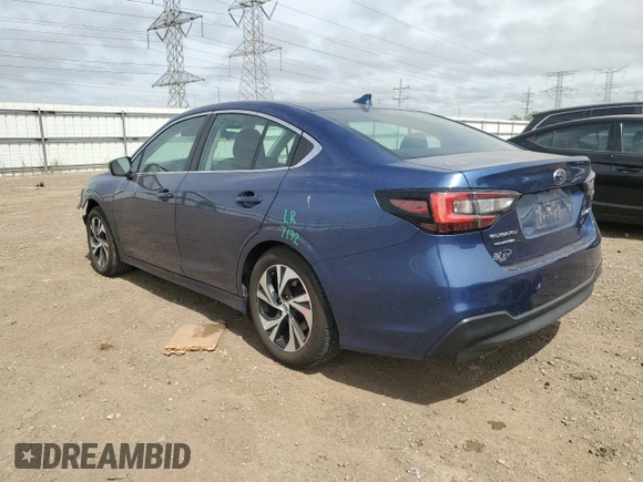 2022 Subaru Legacy with VIN 4S3BWAB68N3004270, listed as a Copart auction lot 57561365 with 37,395 mi miles and Salvage title. Bid and sale history available at DreamBid. Image 2.