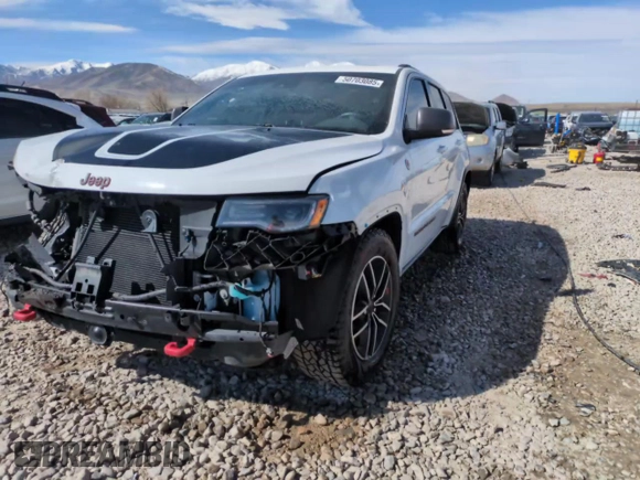 2021 Jeep Grand Cherokee Trailhawk with VIN 1C4RJFLG4MC703945, listed as a Copart auction lot 50703085 with 57,109 mi miles and Salvage Title. Bid and sale history available at carsss.com. Image 14.