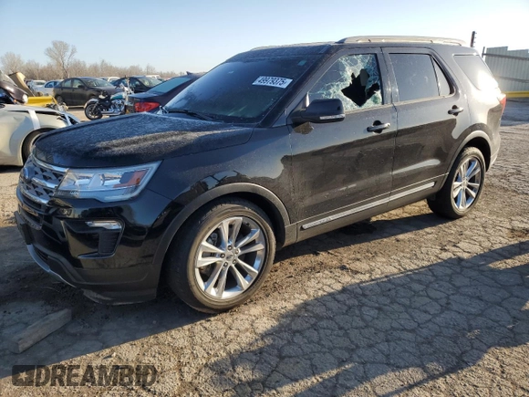 2018 Ford Explorer XLT with VIN 1FM5K7D89JGA79956, listed as a Copart auction lot 49979375 with Not provided miles and Salvage title. Bid and sale history available at DreamBid. Image 1.