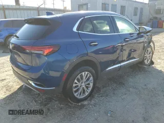 2023 Buick Envision Preferred with VIN LRBAZLR42PD066472, listed as a Copart auction lot 45697125 with 7,339 mi miles and Salvage Title. Bid and sale history available at carsss.com. Image 3.