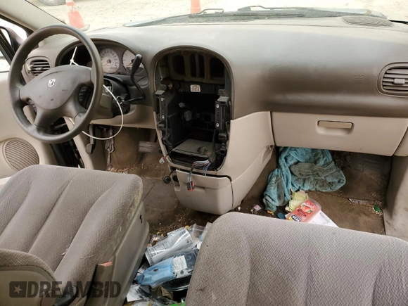2006 Dodge Caravan SXT with VIN 1D4GP45R56B633618, listed as a Copart auction lot 49915345 with 223,481 mi miles and Salvage Title. Bid and sale history available at DreamBid. Image 8.