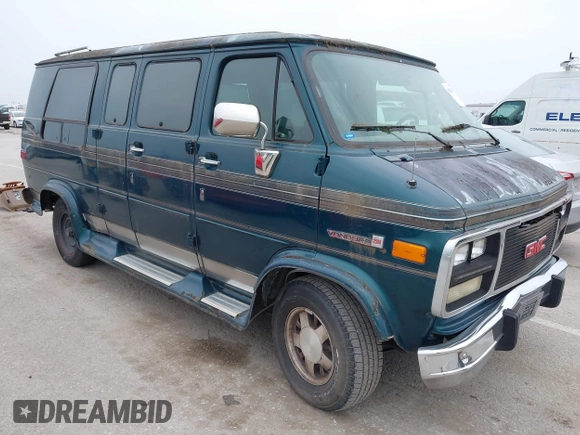 1994 GMC Vandura z VIN 1GDEG25K2RF523677, wystawiony jako IAAI lot #42500077 z przebiegiem 184 965 mil mil oraz . Historia ofert i sprzedaży dostępna na DreamBid. Obrazek 1.