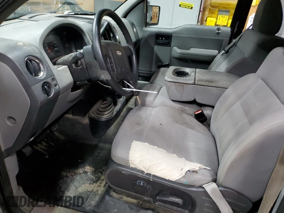 2006 Ford F-150 STX with VIN 1FTRX14W36FA20773, listed as a Copart auction lot 56511095 with 180,738 mi miles and Salvage title. Bid and sale history available at DreamBid. Image 7.