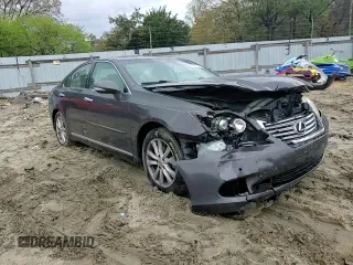 2011 Lexus ES with VIN JTHBK1EG5B2444110, listed as a Copart auction lot 53195145 with 128,325 mi miles and Salvage Title. Bid and sale history available at carsss.com. Image 10.