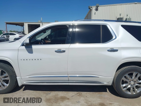 2018 Chevrolet Traverse High Country with VIN 1GNEVKKW8JJ216251, listed as a IAAI auction lot 41850824 with 85,432 mi miles and . Bid and sale history available at DreamBid. Image 14.