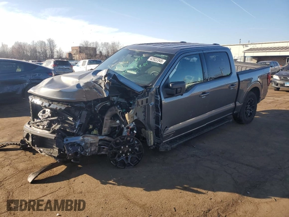 2024 Ford F-150 XLT with VIN 1FTFW3LDXRFB82552, listed as a Copart auction lot 42922345 with 2,971 mi miles and Salvage Title. Bid and sale history available at carsss.com. Image 1.