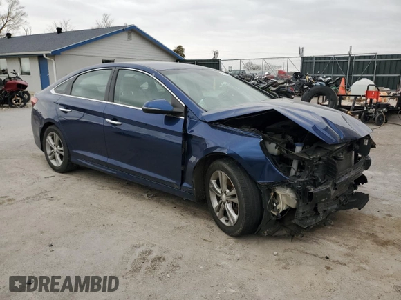 2018 Hyundai Sonata SEL with VIN 5NPE34AF3JH628193, listed as a Copart auction lot 49457925 with 164,516 mi miles and Salvage Title. Bid and sale history available at DreamBid. Image 4.