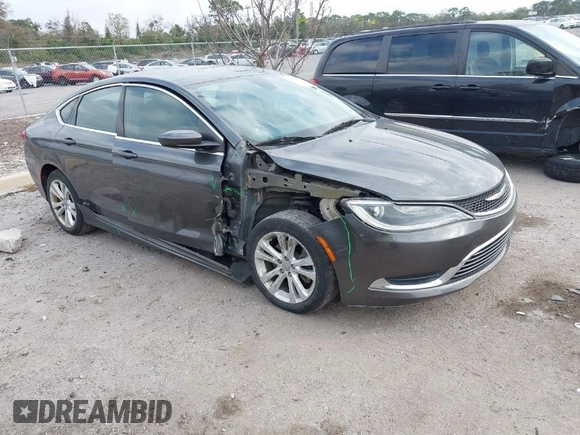 2016 Chrysler 200 Limited with VIN 1C3CCCAB8GN172154, listed as a IAAI auction lot 41591502 with 150,911 mi miles. Bid and sale history available at carsss.com. Image 1.