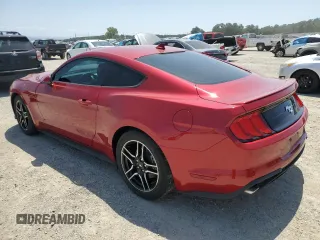 2021 Ford Mustang EcoBoost with VIN 1FA6P8TH7M5150076, listed as a Copart auction lot 59931865 with 27,455 mi miles and Salvage title. Bid and sale history available at DreamBid. Image 2.