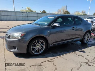 2012 Scion tC with VIN JTKJF5C71C3029463, listed as a Copart auction lot 53333705 with 82,131 mi miles and Salvage Title. Bid and sale history available at carsss.com. Image 1.