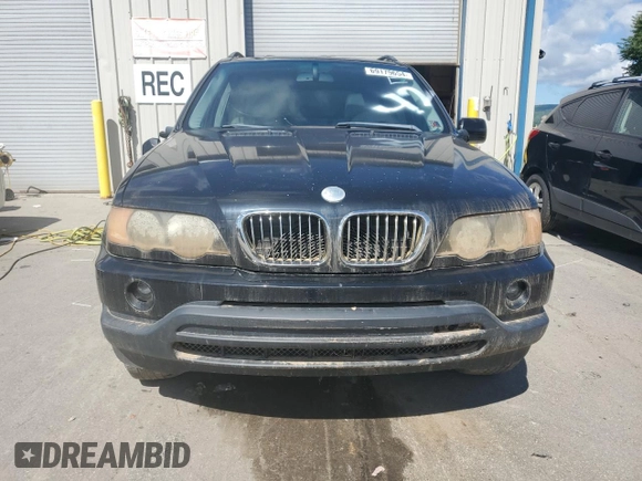 2001 BMW X5 3.0i with VIN WBAFA53511LM83216, listed as a Copart auction lot 69179654 with 0 mi miles and Salvage Title. Bid and sale history available at carsss.com. Image 5.