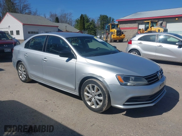 2015 Volkswagen Jetta Sedan 1.8T SE with VIN 3VWD17AJ0FM329783, listed as a IAAI auction lot 42142611 with 217,610 mi miles. Bid and sale history available at carsss.com. Image 14.