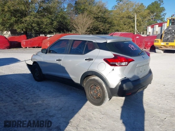2019 Nissan Kicks S with VIN 3N1CP5CU3KL536633, listed as a IAAI auction lot 41740467 with 112,413 mi miles. Bid and sale history available at carsss.com. Image 3.