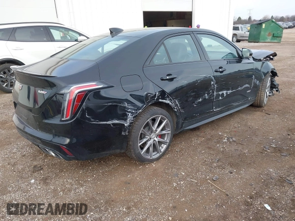 2021 Cadillac CT4 V-Series z VIN 1G6DH5RL9M0128623, wystawiony jako IAAI lot #41794786 z przebiegiem 25 314 mil mil oraz . Historia ofert i sprzedaży dostępna na DreamBid. Obrazek 4.
