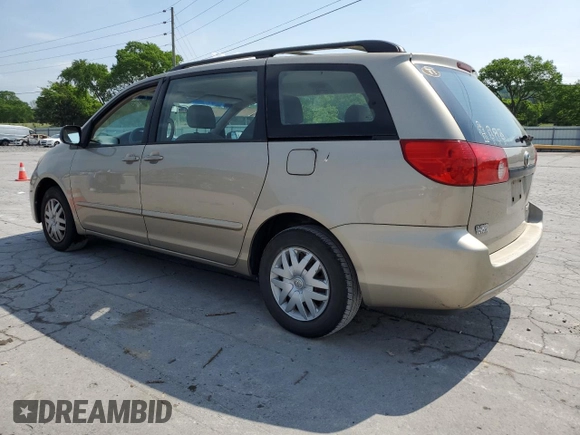 2007 Toyota Sienna CE with VIN 5TDZK23CX7S032027, listed as a Copart auction lot 55175235 with 325,539 mi miles and Clean Title. Bid and sale history available at carsss.com. Image 2.