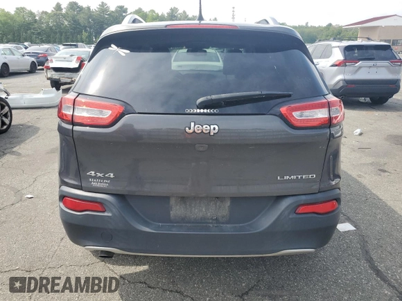 2016 Jeep Cherokee Limited with VIN 1C4PJMDB2GW148060, listed as a Copart auction lot 59027065 with 159,368 mi miles and Salvage title. Bid and sale history available at DreamBid. Image 6.