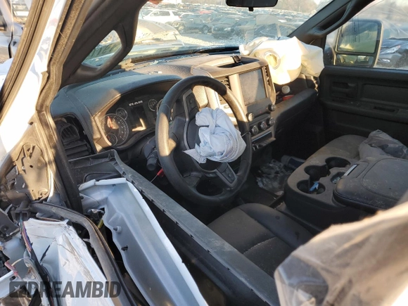 2024 Ram 2500 Tradesman with VIN 3C6UR5HJ2RG124661, listed as a Copart auction lot 79774624 with Not provided miles and Salvage title. Bid and sale history available at DreamBid. Image 8.