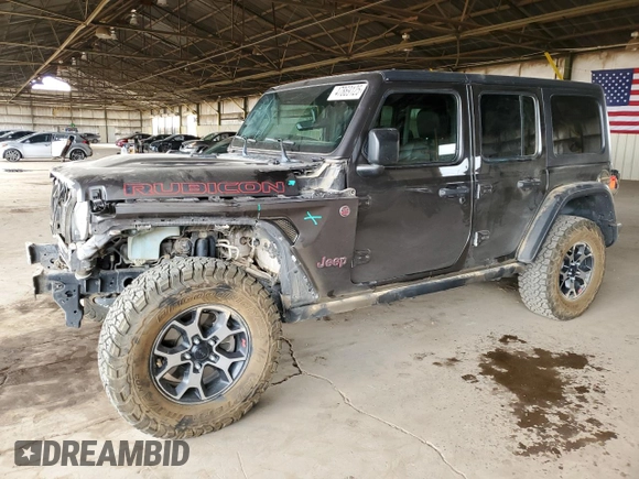 2019 Jeep Wrangler Unlimited Rubicon с VIN 1C4HJXFN1KW519098, выставлен на аукционе Copart как лот 47869125 с пробегом 113 109 миль миль и Списание • Salvage title. История ставок и продаж доступна на DreamBid. Изображение 1.