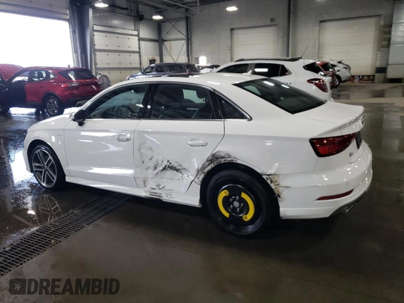 2017 Audi A3 Sedan Premium Plus with VIN WAUGUGFFXH1032772, listed as a Copart auction lot 63708014 with 41,448 mi miles and Salvage Title. Bid and sale history available at carsss.com. Image 2.