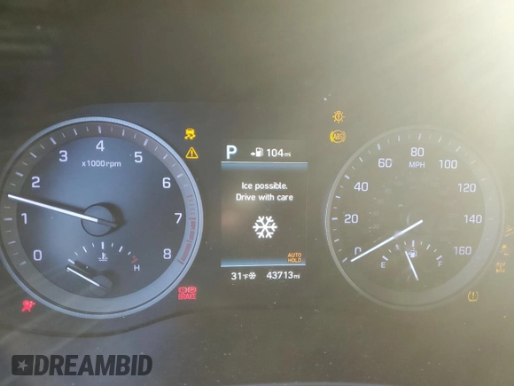 2021 Hyundai Tucson Ultimate with VIN KM8J3CAL8MU371746, listed as a Copart auction lot 45215515 with 43,713 mi miles and Salvage title. Bid and sale history available at DreamBid. Image 9.