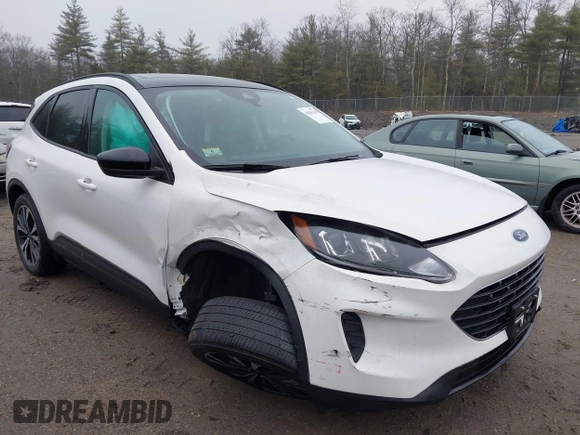 2022 Ford Escape SE with VIN 1FMCU9G61NUB07019, listed as a IAAI auction lot 41881289 with 19,668 mi miles. Bid and sale history available at carsss.com. Image 6.