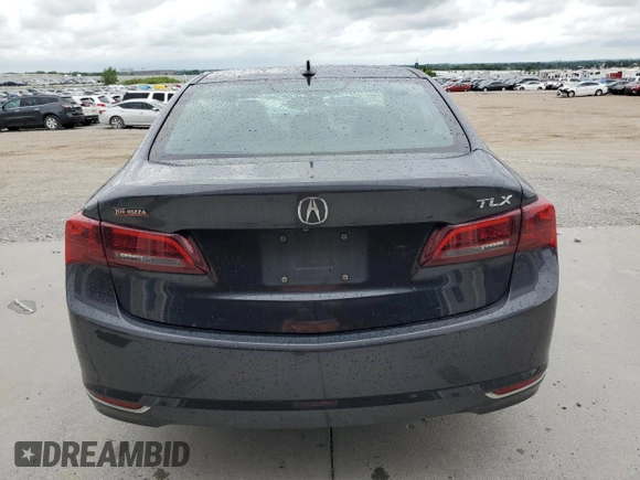 2015 Acura TLX with VIN 19UUB1F37FA010497, listed as a Copart auction lot 62029345 with 182,675 mi miles and Salvage title. Bid and sale history available at DreamBid. Image 6.