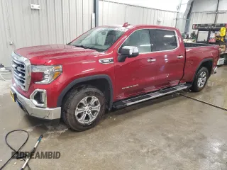 2021 GMC Sierra 1500 SLT z VIN 3GTU9DET6MG432417, wystawiony jako Copart lot #76759244 z przebiegiem 38 642 mil mil oraz Szkody całkowita. Historia ofert i sprzedaży dostępna na DreamBid. Obrazek 1.