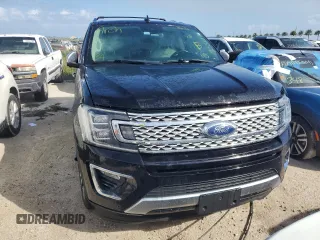 2020 Ford Expedition Platinum with VIN 1FMJU1LT9LEA68496, listed as a Copart auction lot 76551844 with Not provided miles and Non repairable. Bid and sale history available at DreamBid. Image 5.