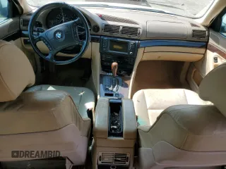 2001 BMW 7 Series 740iL with VIN WBAGH83451DP31373, listed as a Copart auction lot 49294285 with 147,483 mi miles and Salvage Title. Bid and sale history available at carsss.com. Image 8.