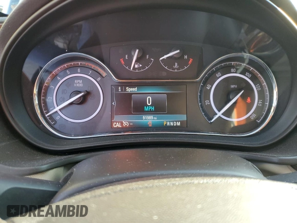 2015 Buick Regal with VIN 2G4GV5EK7F9265810, listed as a Copart auction lot 84099184 with 91,989 mi miles and Salvage title. Bid and sale history available at DreamBid. Image 9.