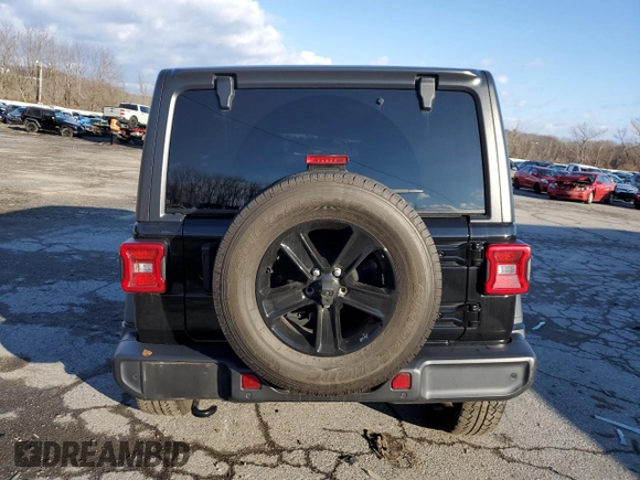 2021 Jeep Wrangler Unlimited Sport Altitude with VIN 1C4HJXDN0MW709609, listed as a Copart auction lot 84148934 with Not provided miles and Salvage title. Bid and sale history available at DreamBid. Image 6.