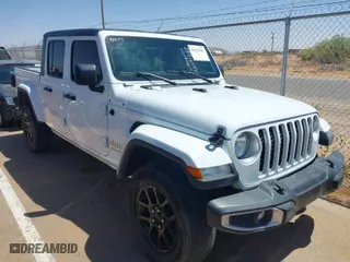 2023 Jeep Gladiator Overland with VIN 1C6HJTFG5PL523116, listed as a IAAI auction lot 42031287 with 1 mi miles. Bid and sale history available at carsss.com. Image 6.