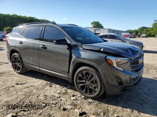2020 GMC Terrain SLT with VIN 3GKALPEV9LL191177, listed as a Copart auction lot 57800395 with 69,400 mi miles and Salvage title. Bid and sale history available at DreamBid. Image 4.