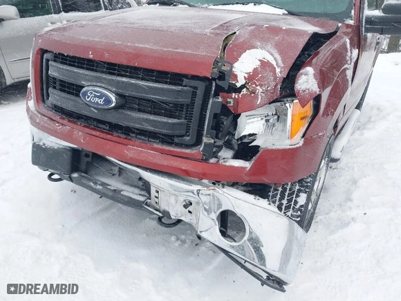 2014 Ford F-150 XL with VIN 1FTMF1EM2EKE86744, listed as a IAAI auction lot 41342171 with 140,034 mi miles. Bid and sale history available at carsss.com. Image 6.