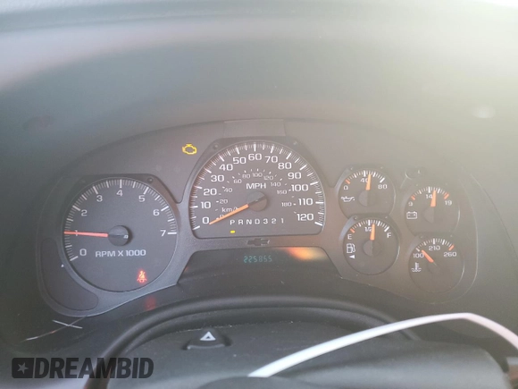 2006 Chevrolet TrailBlazer LS with VIN 1GNDT13SX62116225, listed as a Copart auction lot 52376515 with 225,855 mi miles and Salvage Title. Bid and sale history available at carsss.com. Image 9.