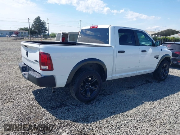 2024 Ram 1500 Classic Warlock with VIN 1C6RR7LG9RS157243, listed as a IAAI auction lot 42111265 with 19,866 mi miles. Bid and sale history available at carsss.com. Image 4.