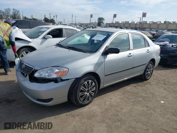 2008 Toyota Corolla CE with VIN 1NXBR32E68Z020360, listed as a IAAI auction lot 41109113 with 63,962 mi miles and . Bid and sale history available at DreamBid. Image 2.