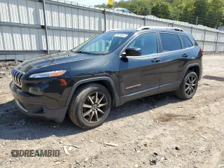 2015 Jeep Cherokee Limited with VIN 1C4PJMDS7FW501262, listed as a Copart auction lot 70025384 with 142,500 mi miles and Salvage Title. Bid and sale history available at carsss.com. Image 1.